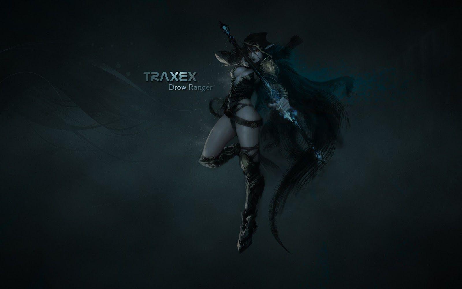 Traxex: The Drow Ranger Wallpaper, more /drow