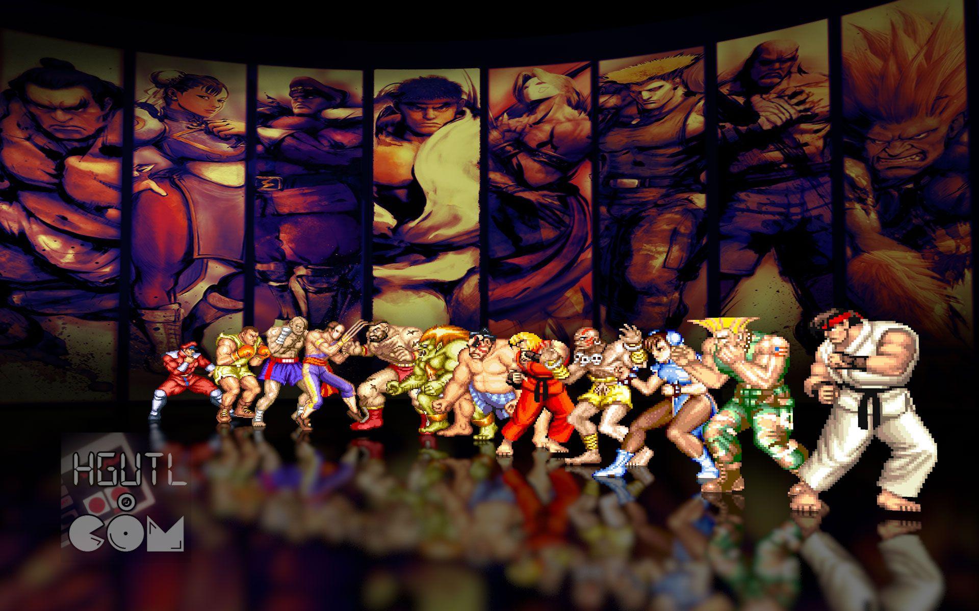 Street Fighter II Wallpaper HD Background