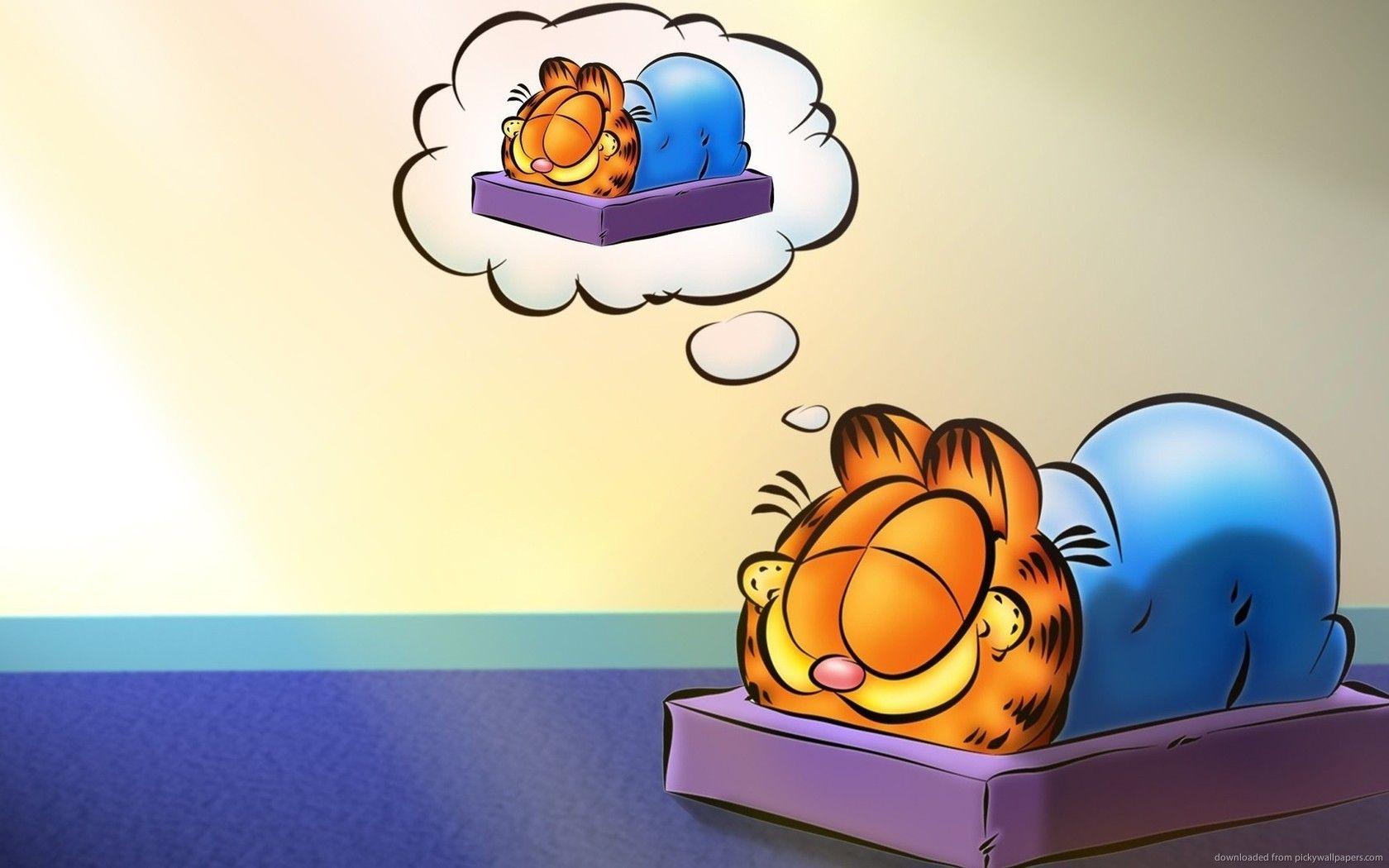 Garfield Sleeping Picture Download For IPod. cartoonwallpaperhd