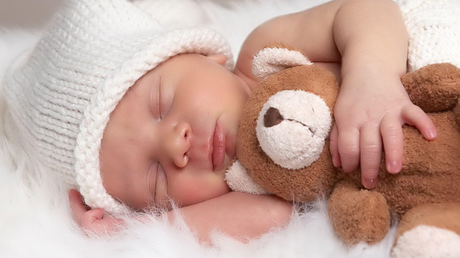 adorable baby photo in HD. Cute Baby Sleeping 1080p HD Wallpaper