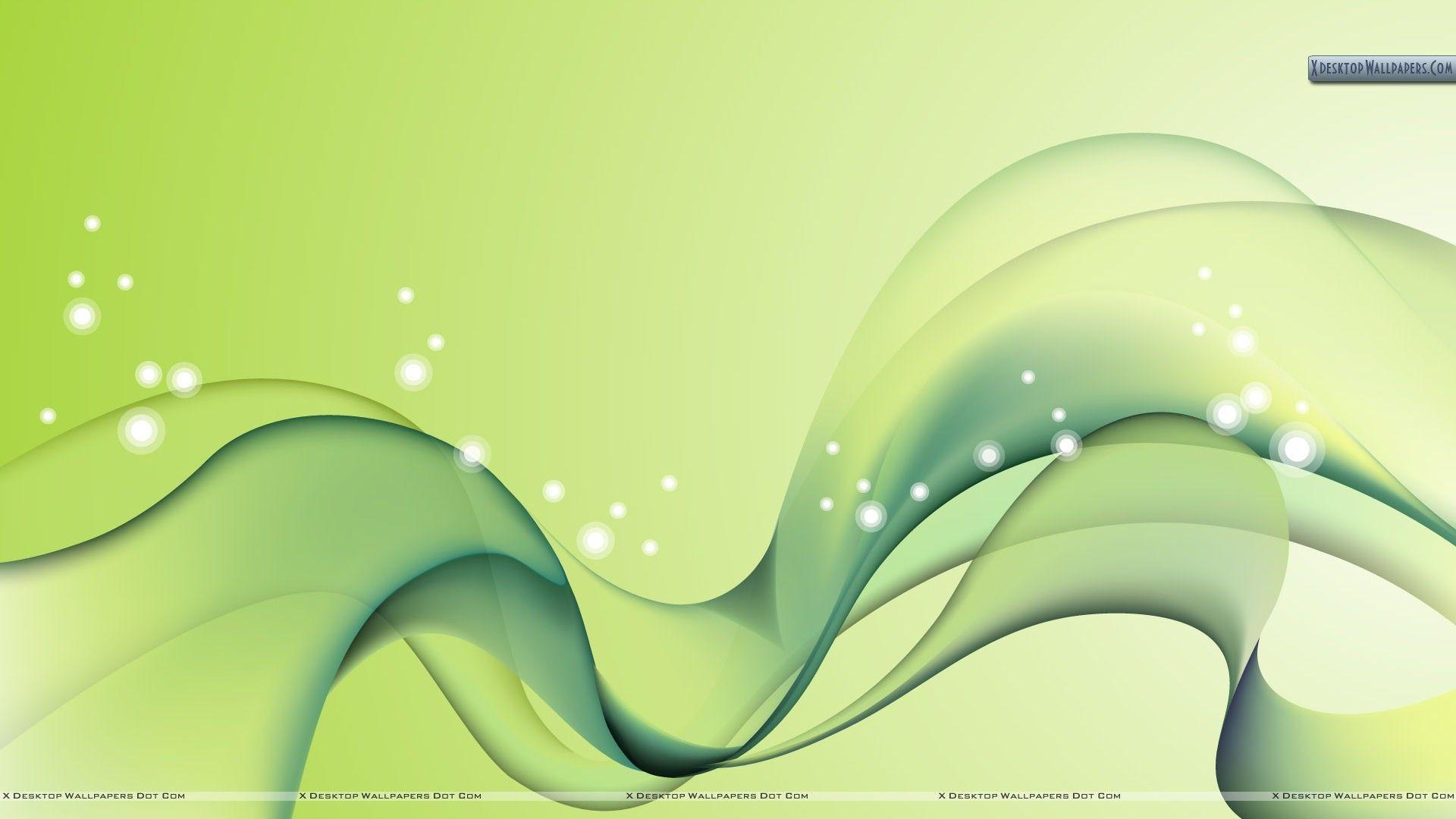 Light Green Color Abstract Lines Wallpaper