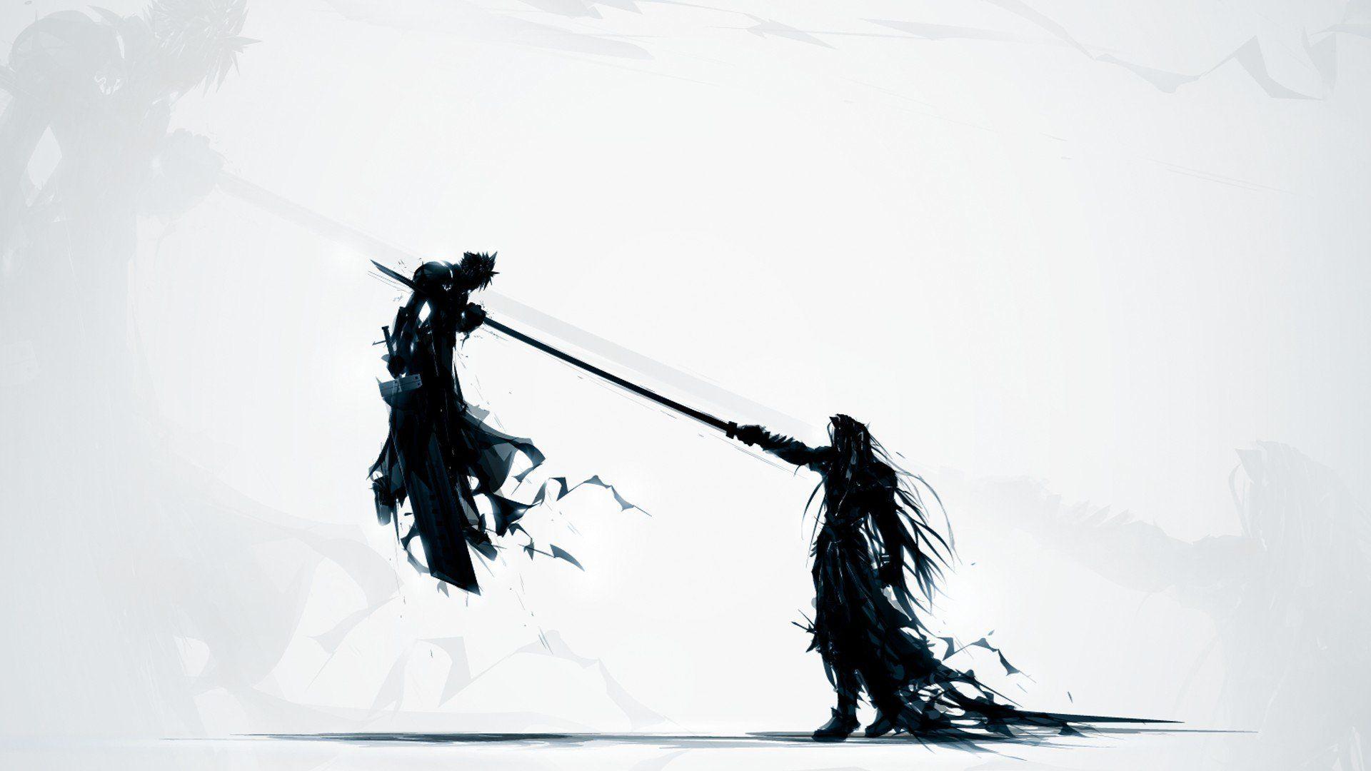 Final Fantasy, Cloud Strife, Sephiroth HD Wallpaper / Desktop
