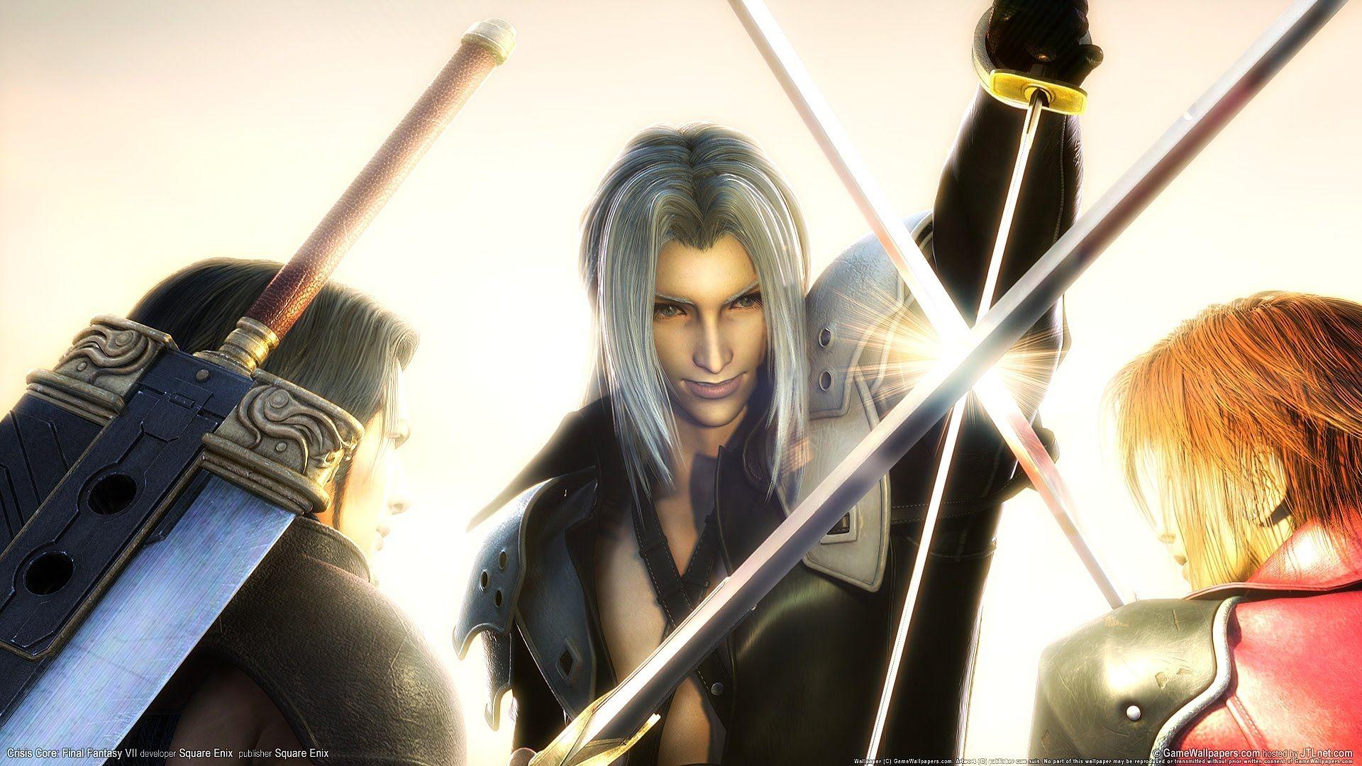 Final Fantasy. Angeal vs Sephiroth 【HD】