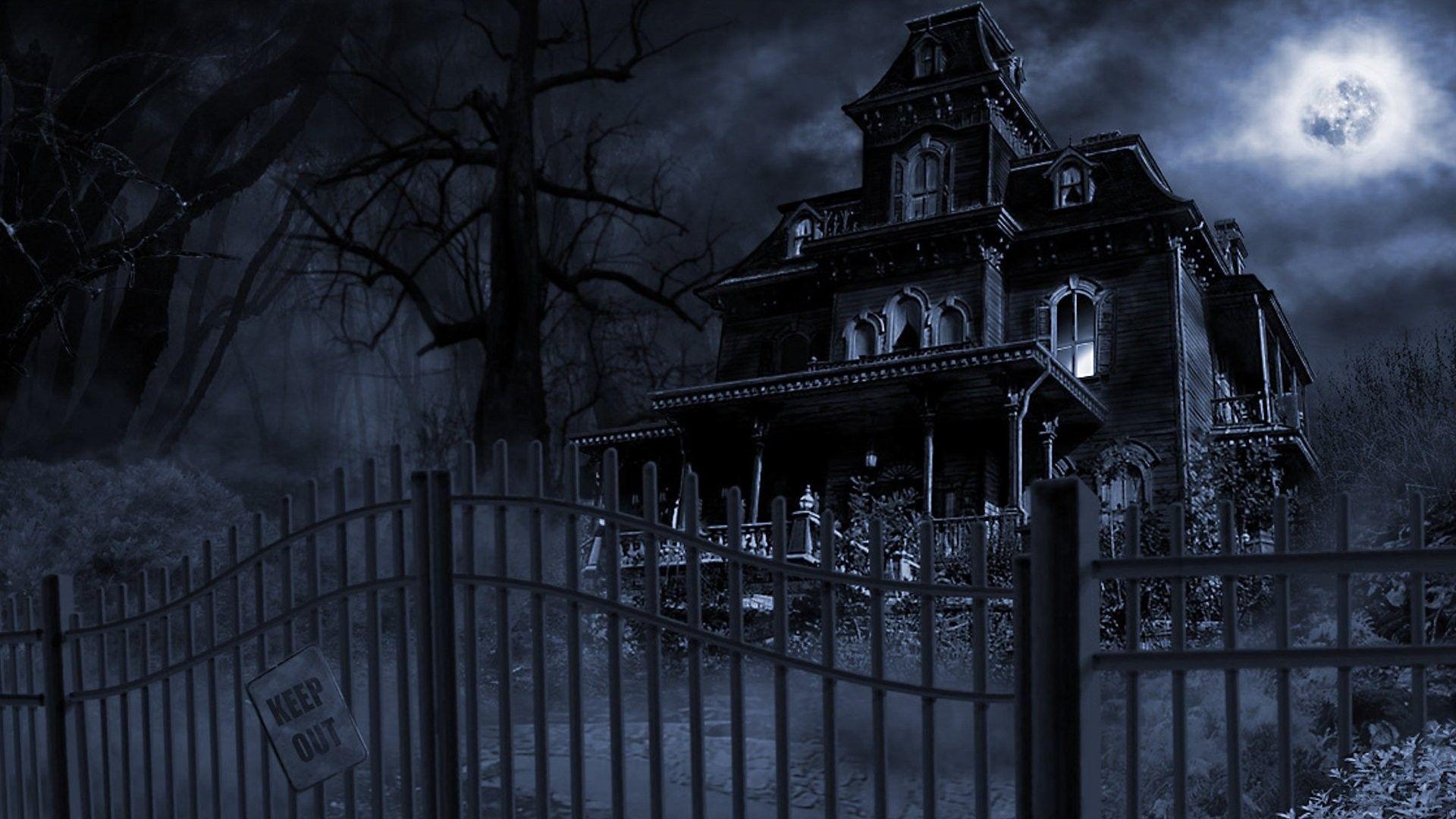 Halloween Haunted House Wallpapers Wallpaper Cave