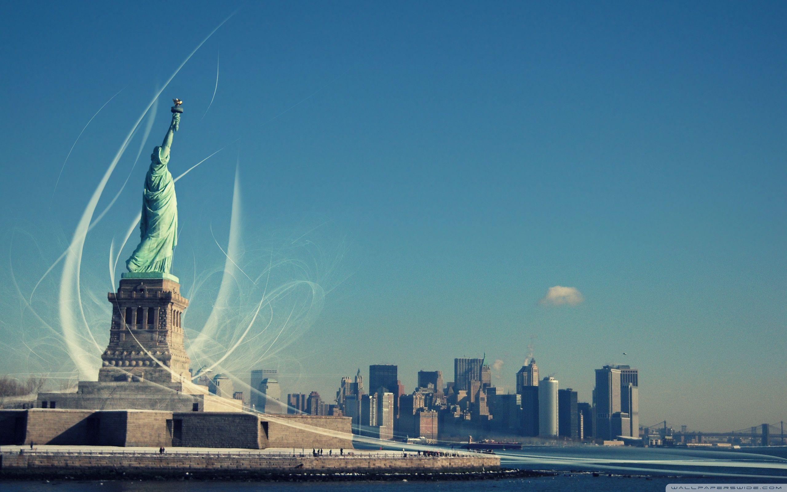 Statue Of Liberty ❤ 4K HD Desktop Wallpaper for 4K Ultra HD TV