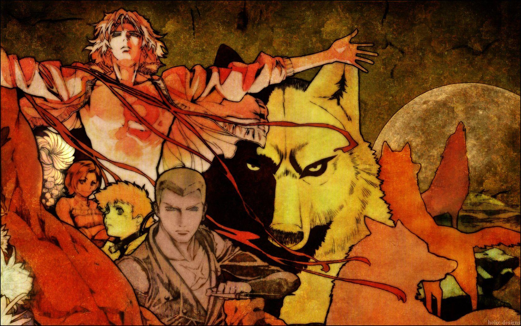 Wolf's Rain. Art. Rain, Otaku and Anime