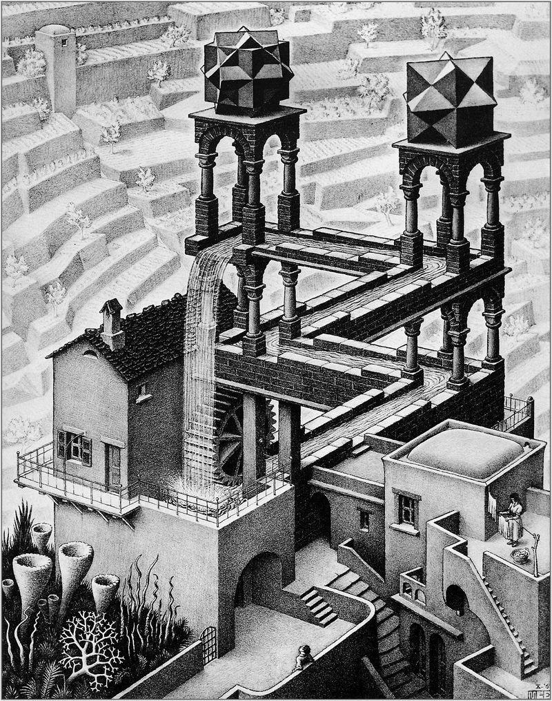M.C. Escher. Perspective