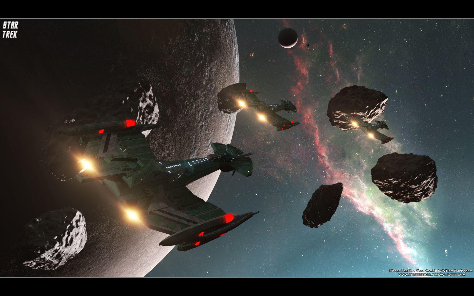 Star Trek Klingon Negh'Var Class Warship Star Trek computer