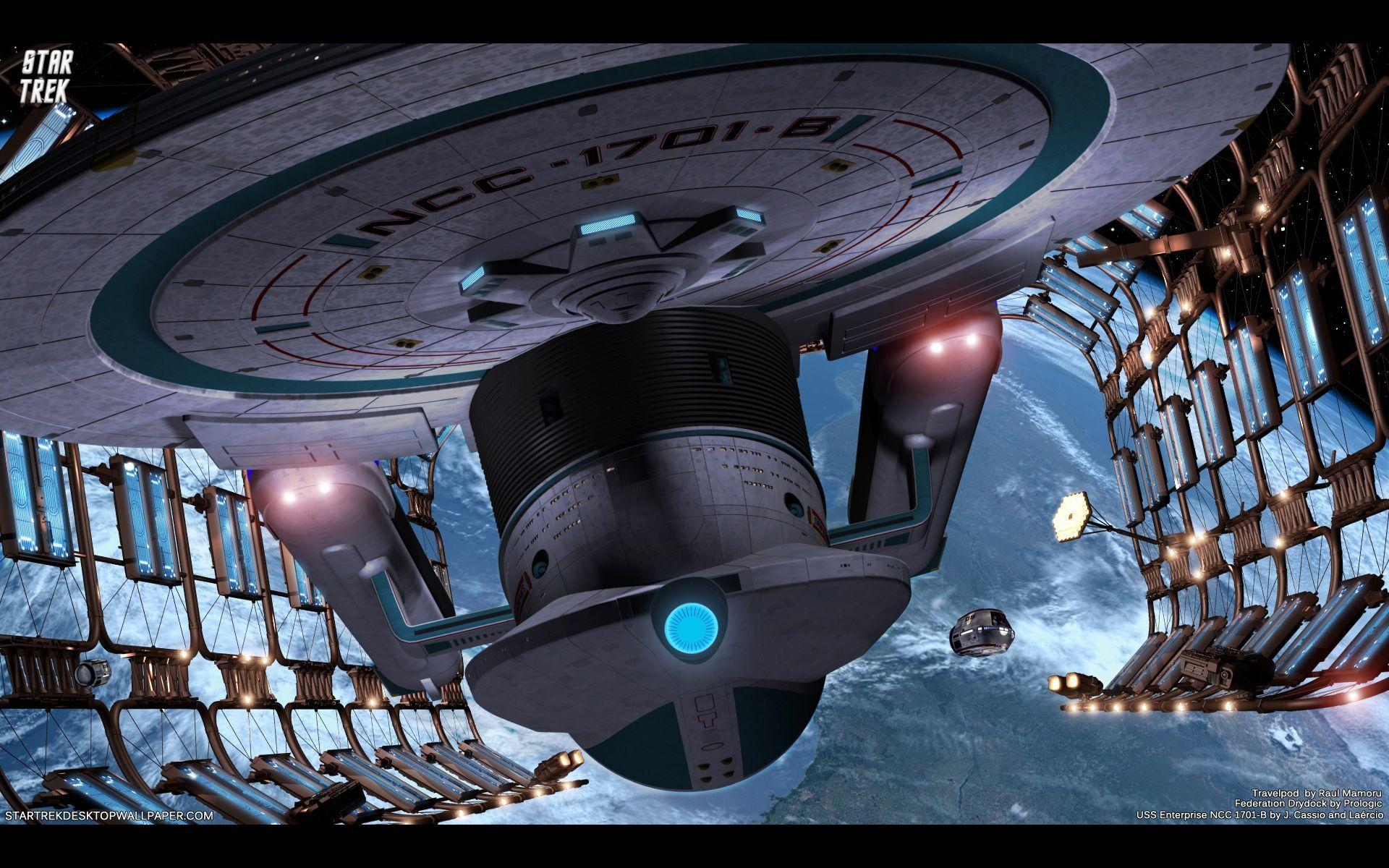 Star Trek.USS Enterprise NCC 1701 B. Trek Across The Stars