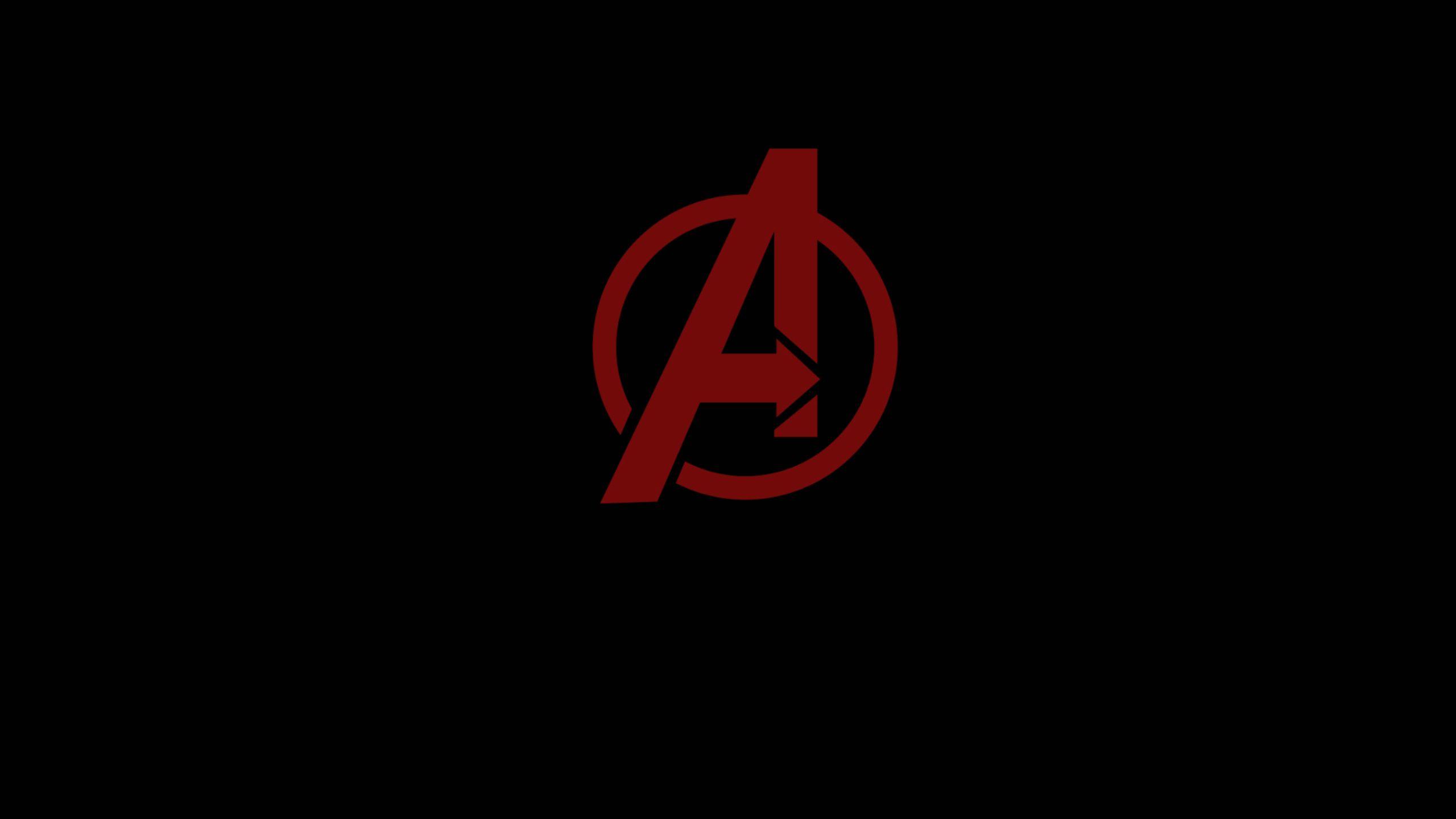 Avengers Minimal Logo 1440P Resolution HD 4k Wallpaper
