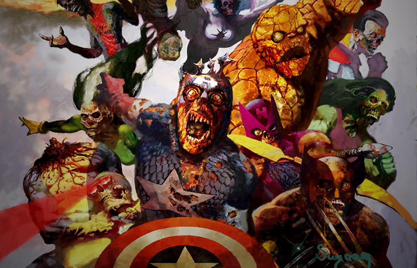 zombie picture.. Horror Videogame reviews: Marvel Zombies