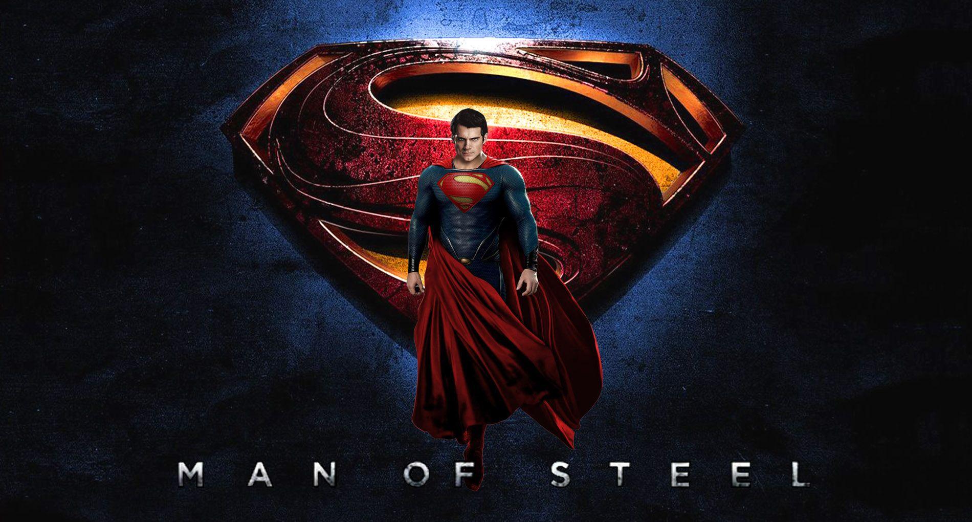 Superman (Man Of Steel) Wallpaper Logo HD By Super TyBone82