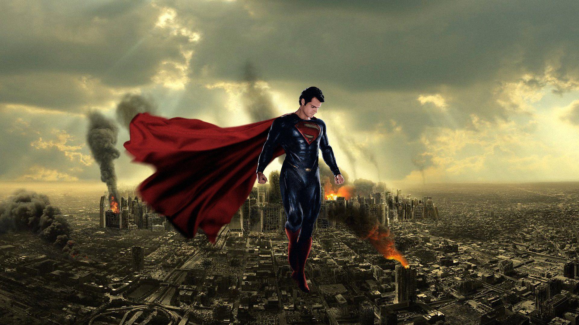 Superman Man Of Steel Wallpapers 3d - Wallpaper Cave