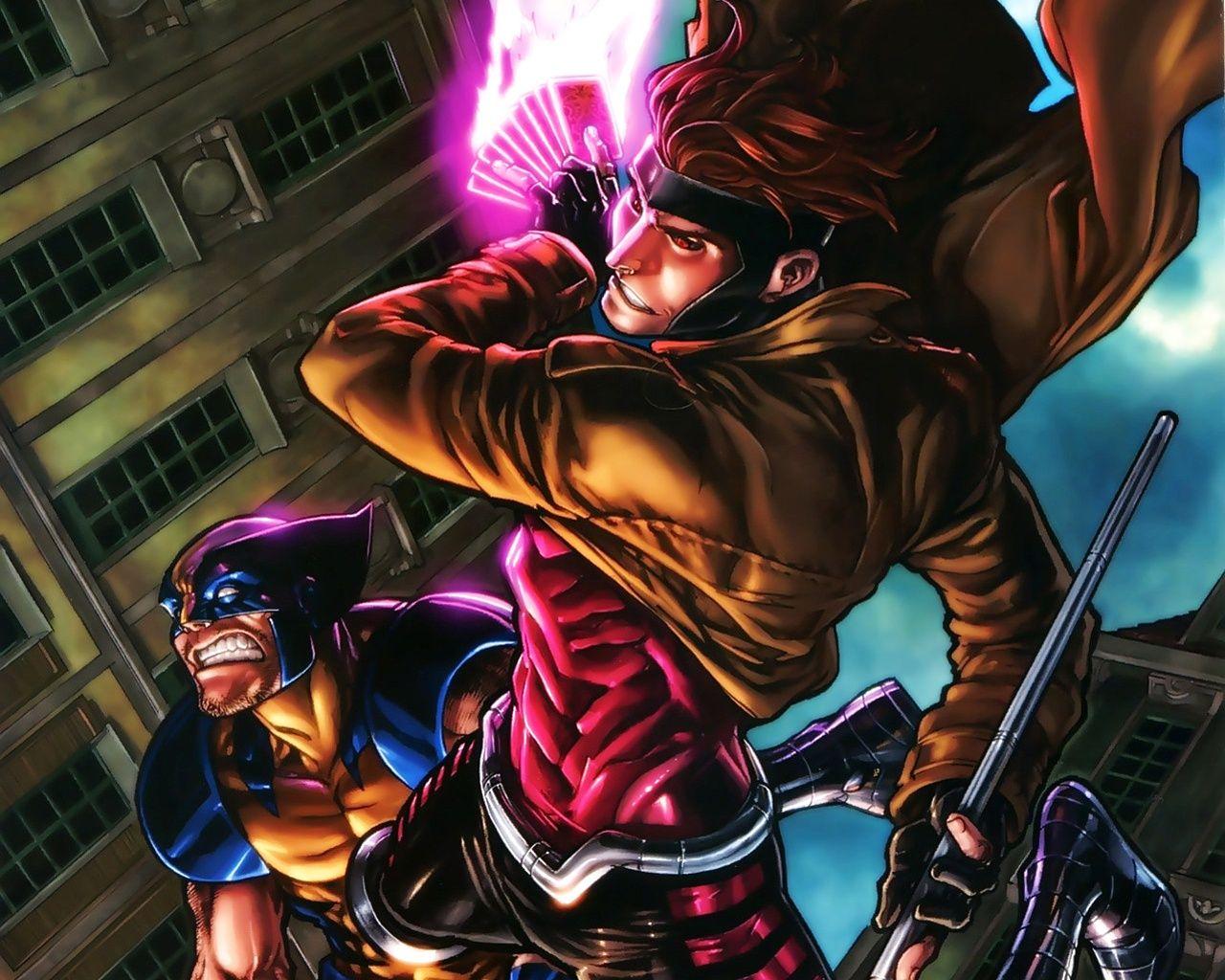 Gambit And Wolverine Wallpaper