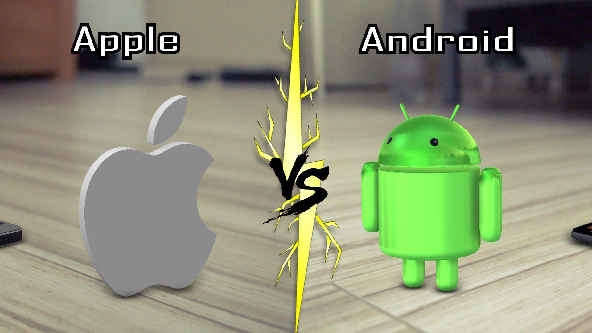 Android Vs Iphone Logo