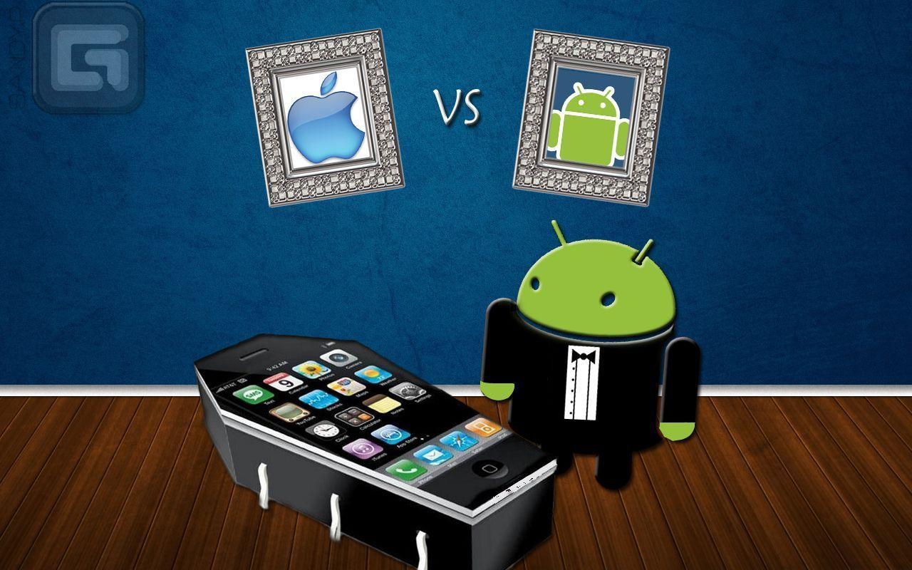 Wallpaper Apple Android Vs Best Tech Site On The Web 1280 800