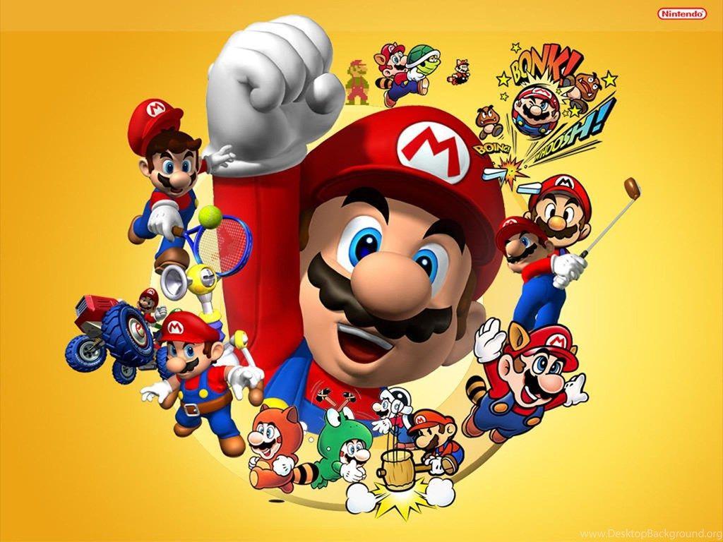 Download Mario Bros Funny Quote Wallpaper Black HD Free Desktop