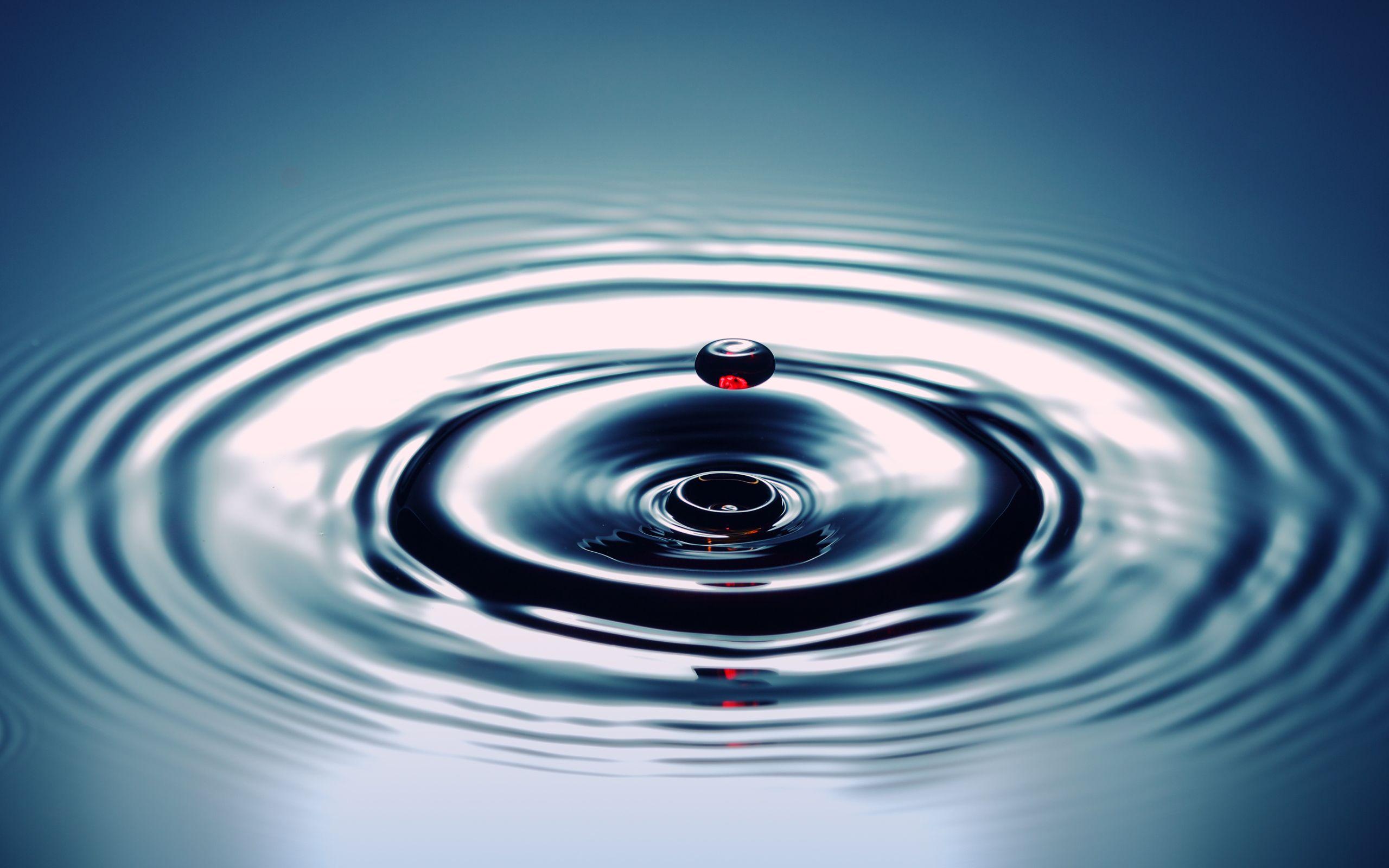 Wallpaper Droplet, Ripples, HD, Photography