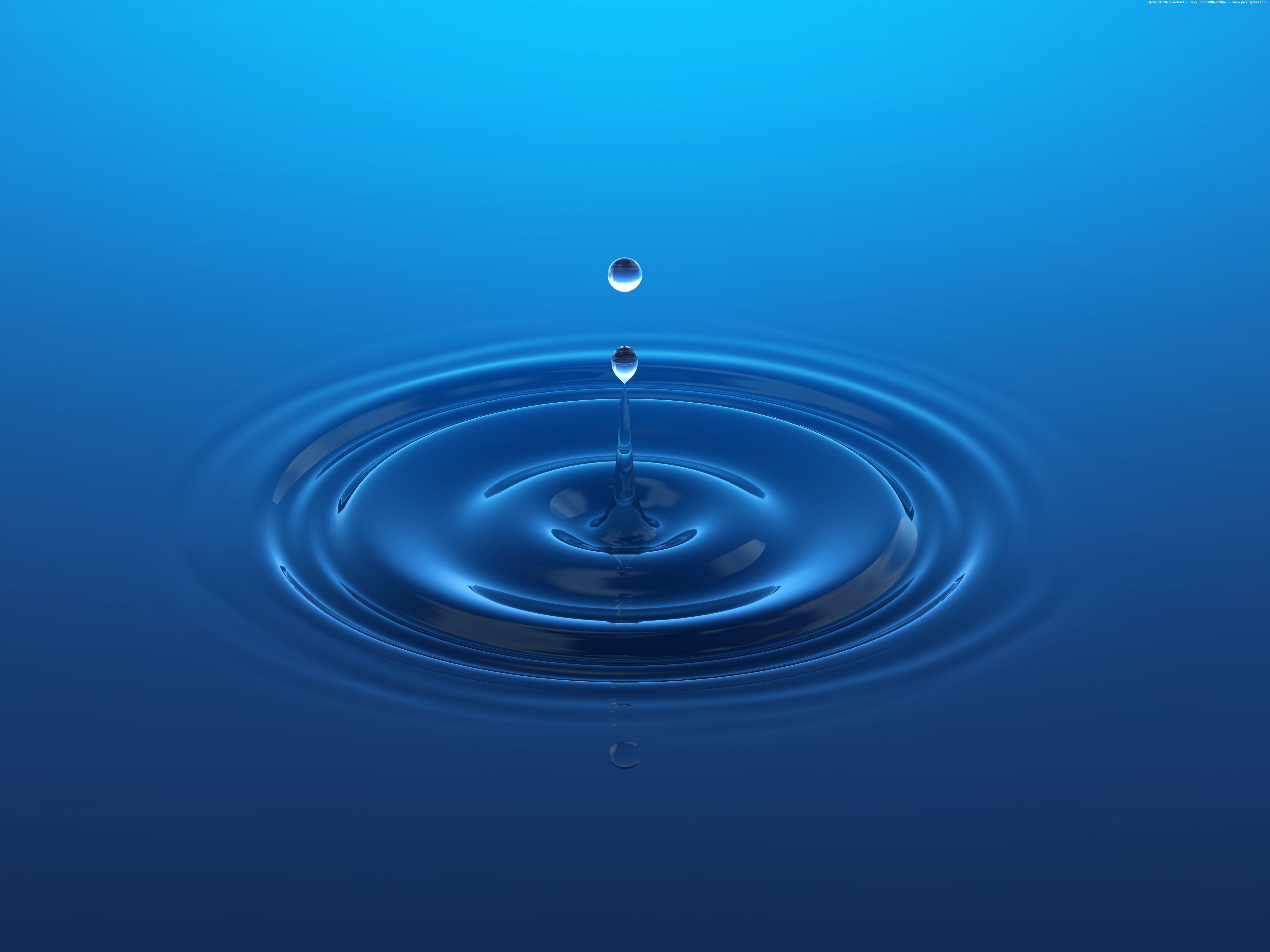 Earth Water Drop wallpaper (Desktop, Phone, Tablet)