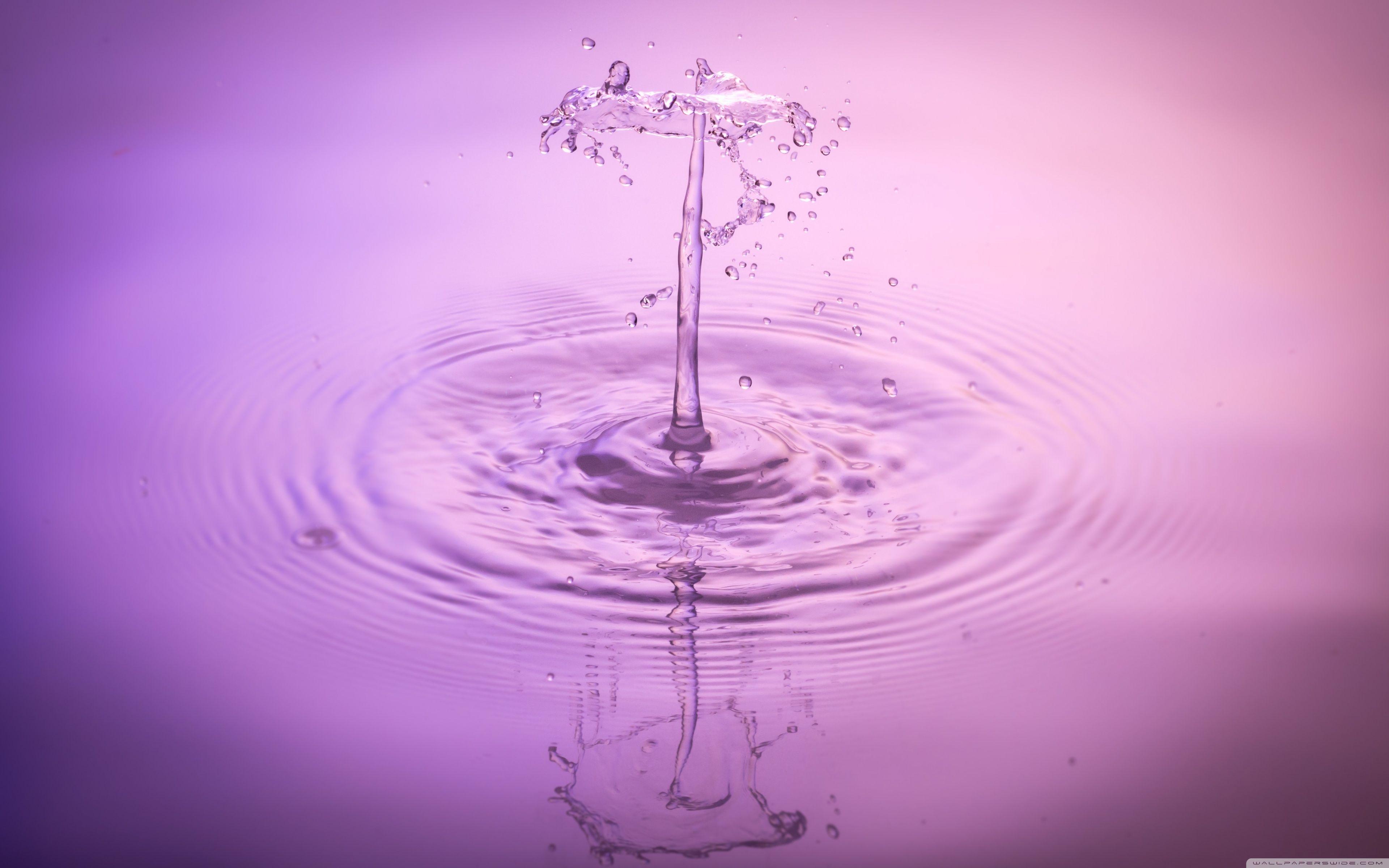Liquid Droplet ❤ 4K HD Desktop Wallpaper for 4K Ultra HD TV • Wide