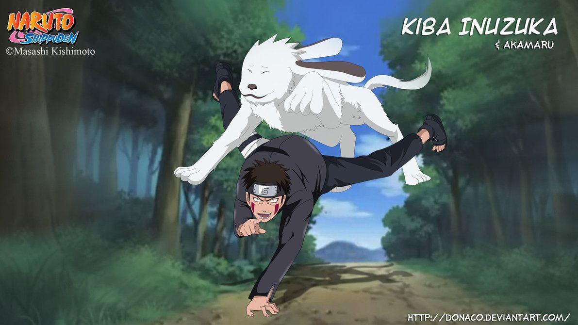 Kiba Inuzuka and Akamaru