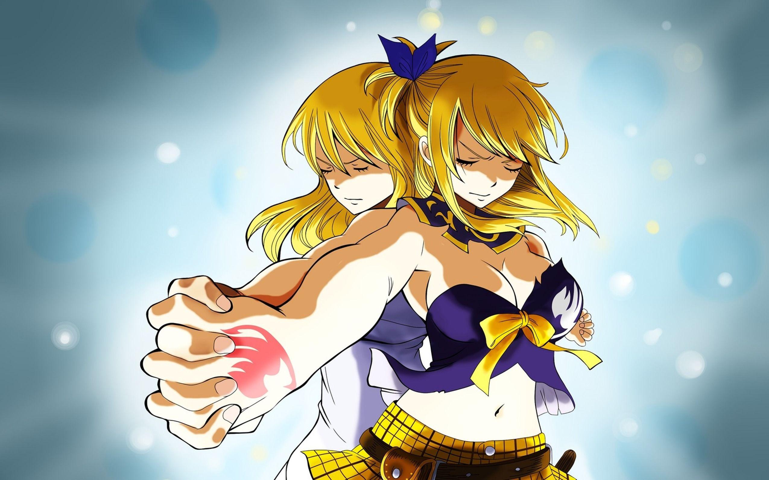 Fairy Tail Lucy And Gemini wallpaper