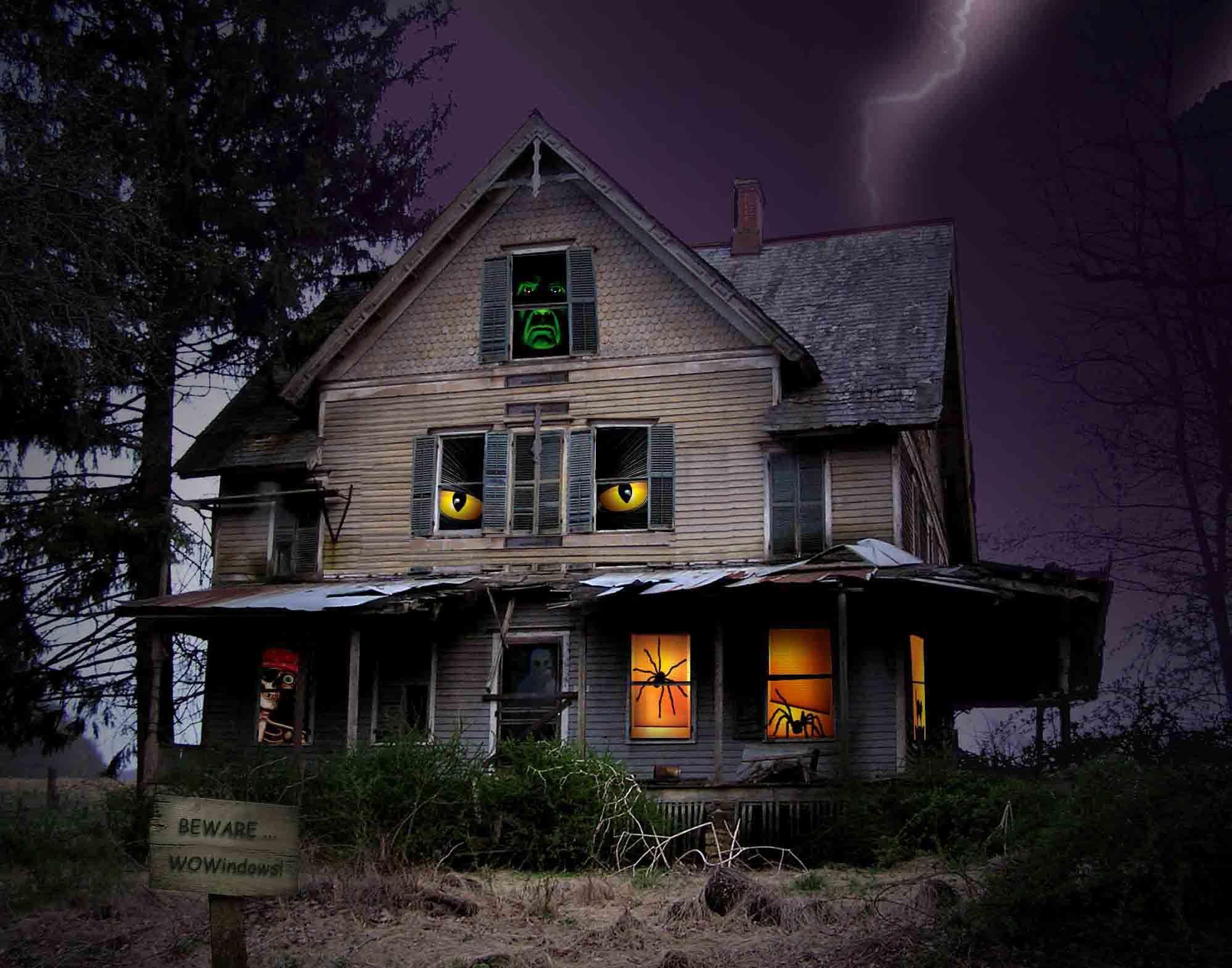Scary Halloween Haunted House High Definition (1998×1570). Scary Houses, Halloween House Decoration, Halloween House
