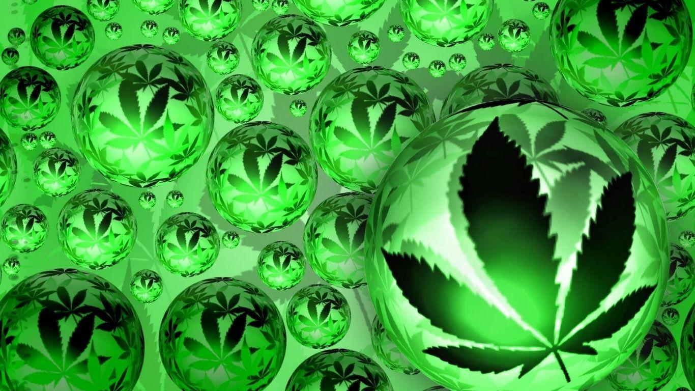 Marijuana Weed 420 T, Abstract, 3D Wallpaper, Weed
