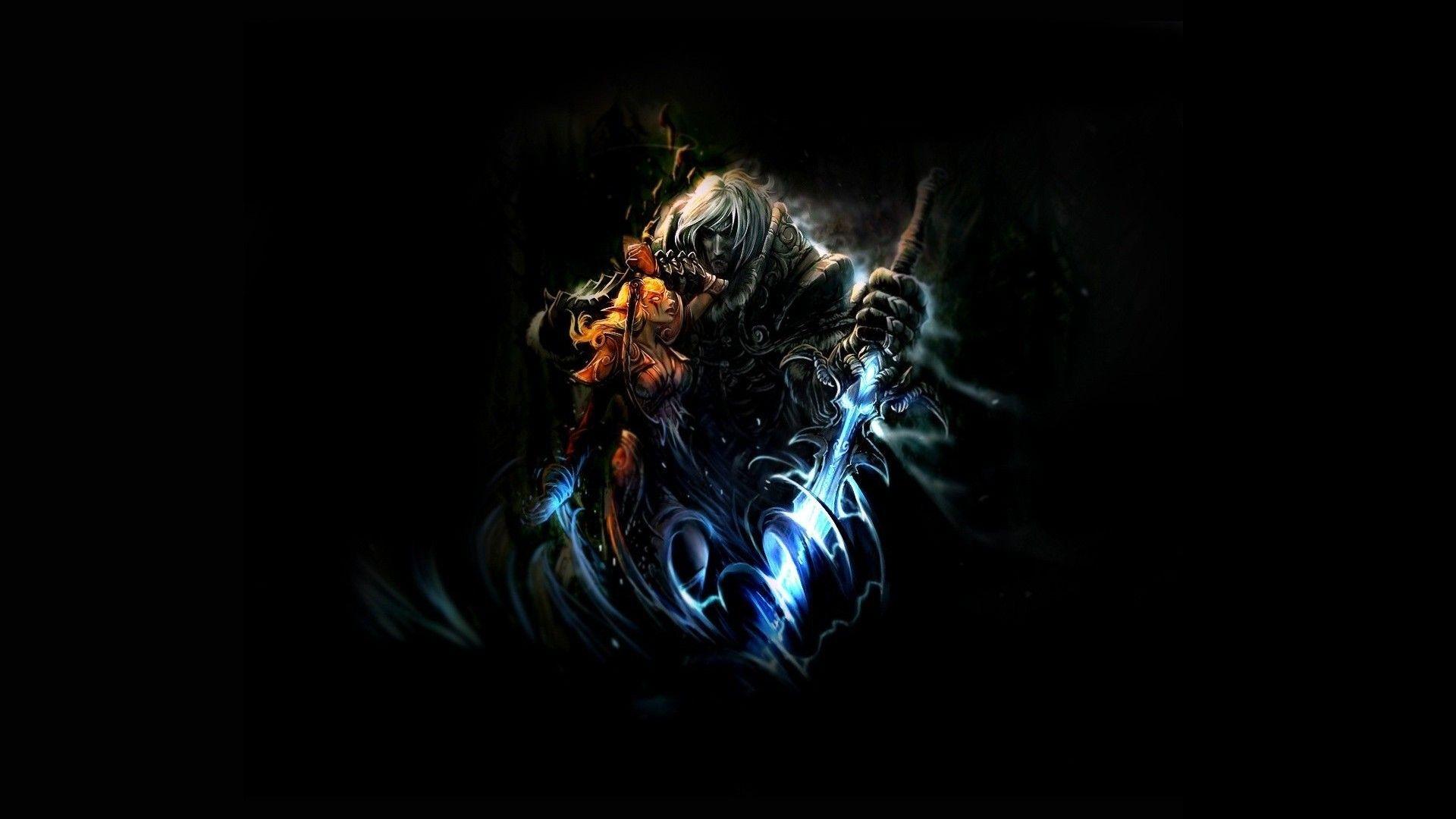 Download The Unsettling Alliance of a Mind Flayer and His Minion Wallpaper  | Wallpapers.com