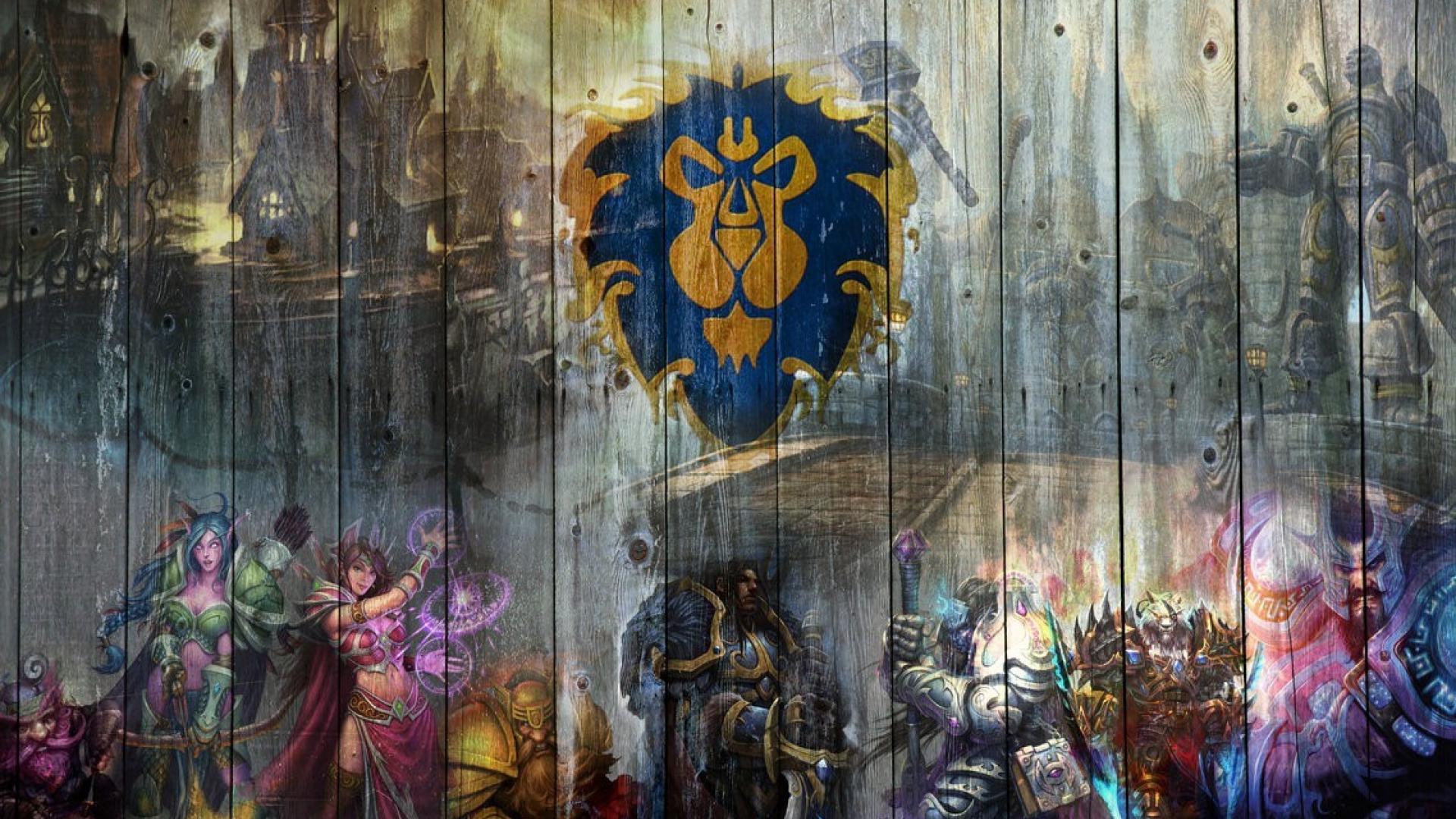 world of warcraft wallpaper horde and alliance