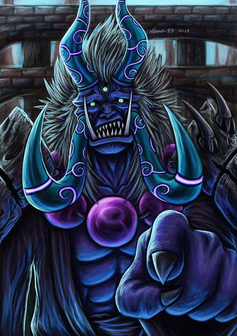 Oni Painting Oh By Dark Emissary
