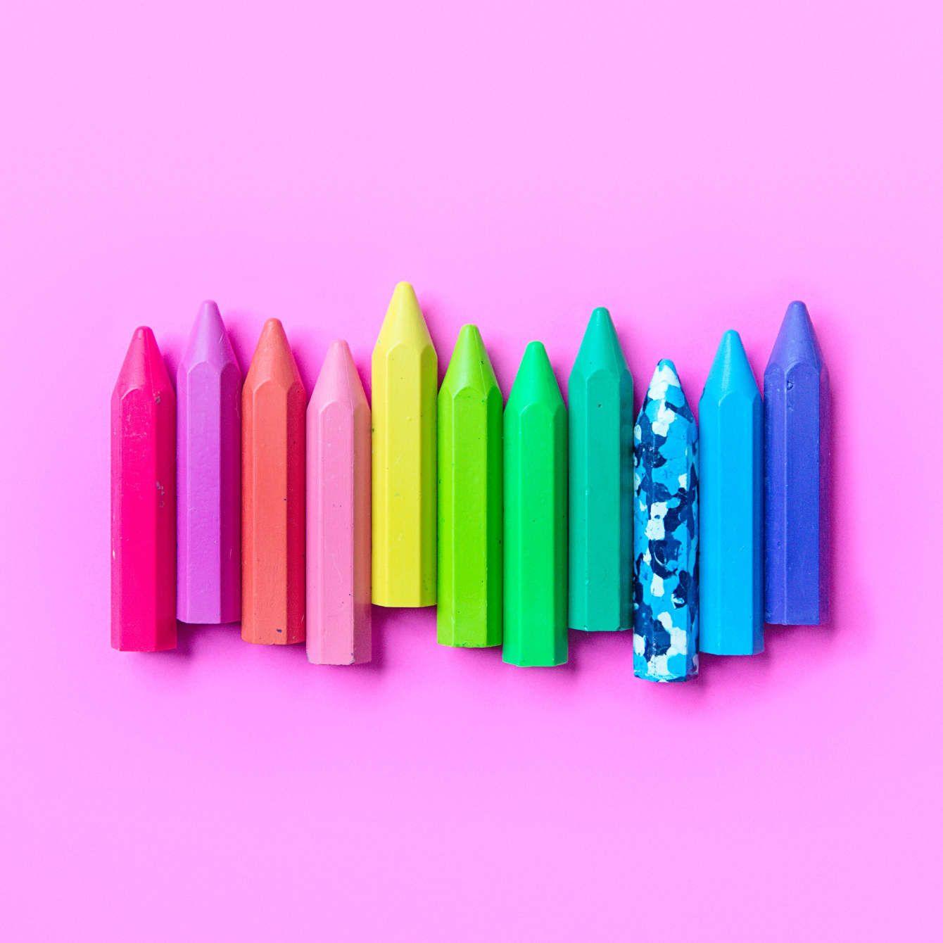 crayons - #candyminimal by matt crump. ART. THE TRIBE