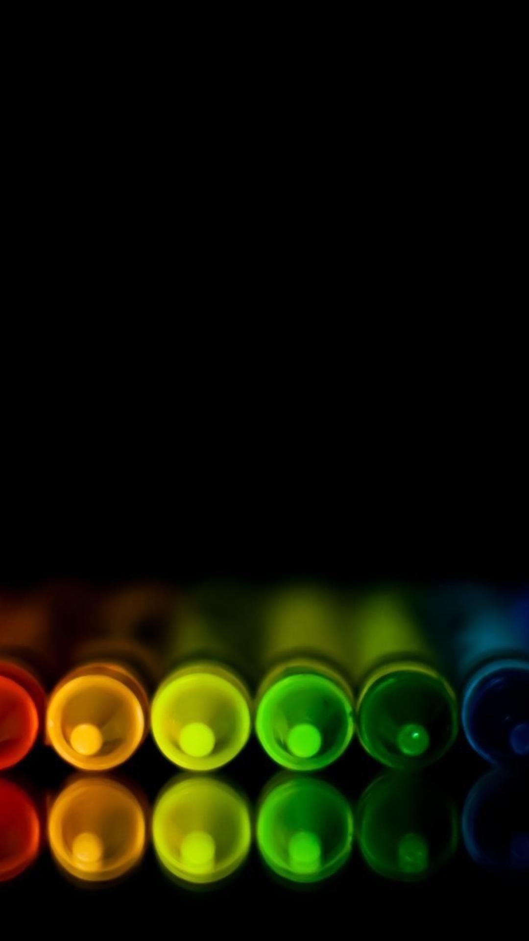 Colorful crayons background wallpaper