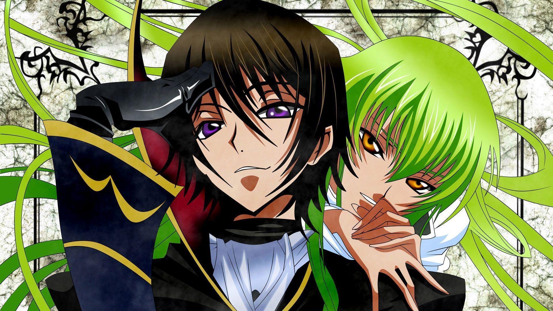 C.C. and Lelouch Lamperouge Geass wallpaper