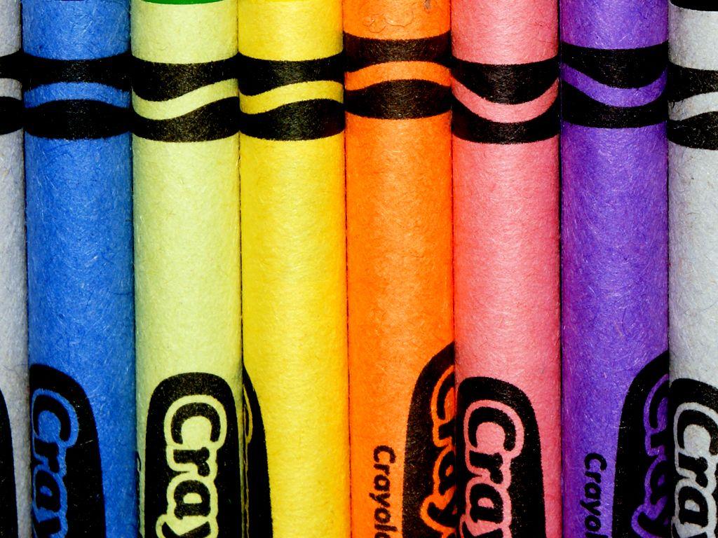 Crayon colored wallpaper