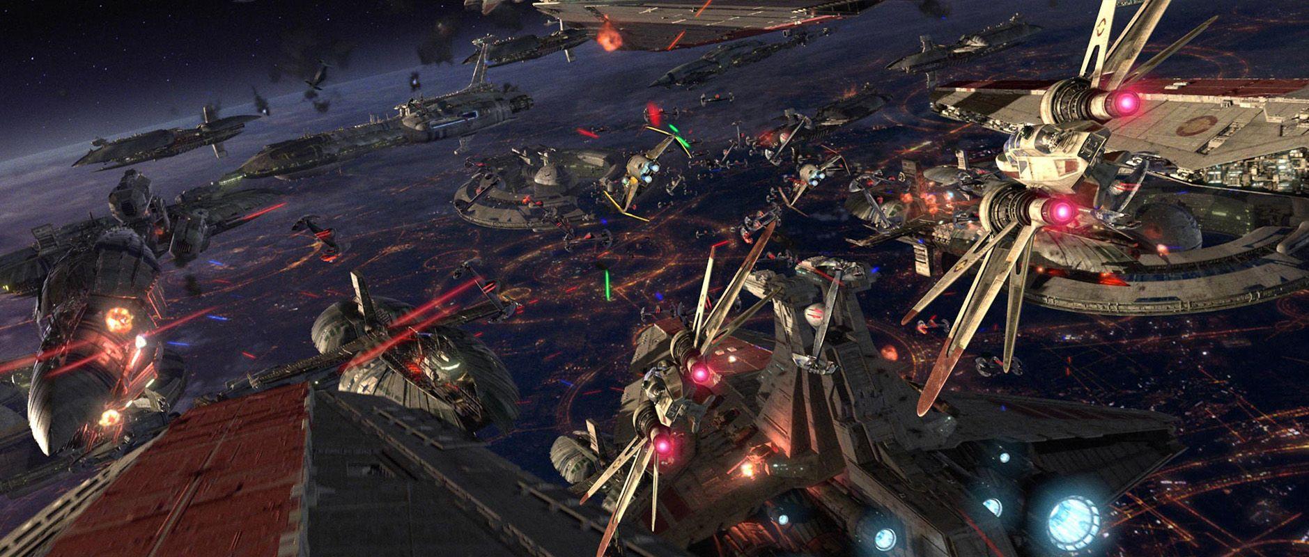 Battle over Coruscant- Star Wars Fanon