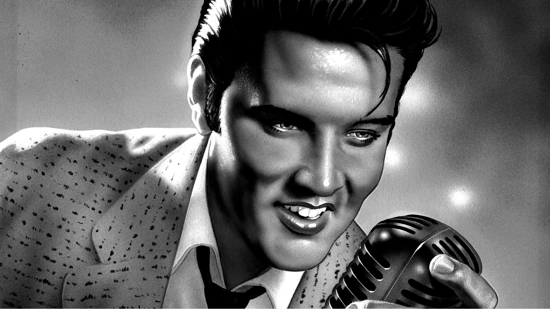 Elvis Presley Drawing HD wallpaper. movies and tv series