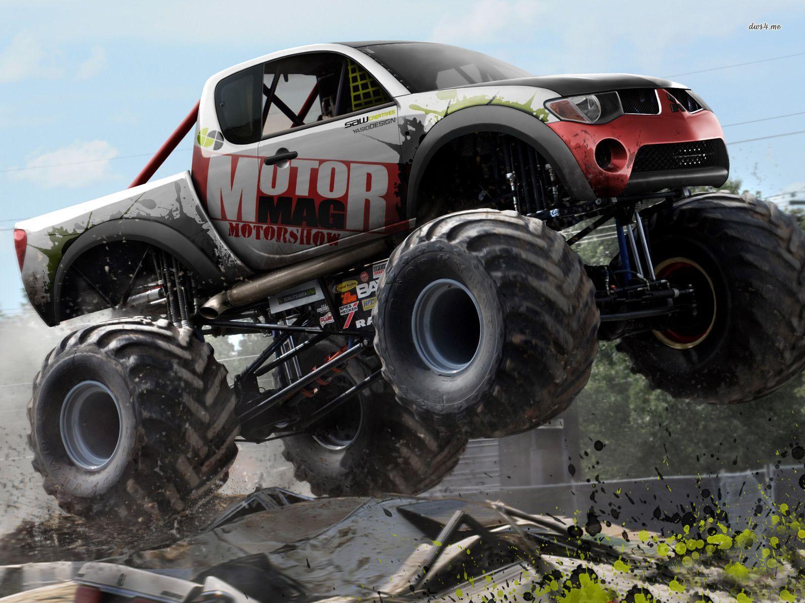 Monster Truck 3D Game Wallpaper