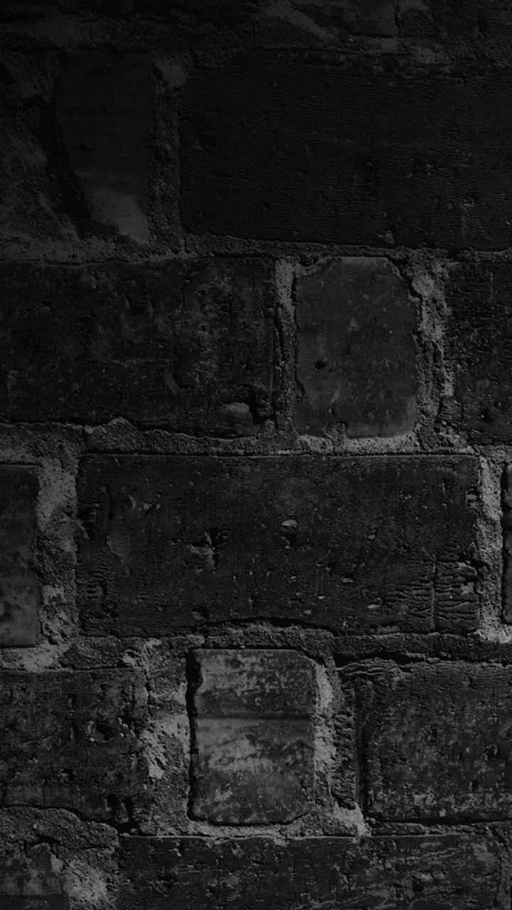 Wall Bricks Black Night nokia lumia Wallpaper HD 720x1280