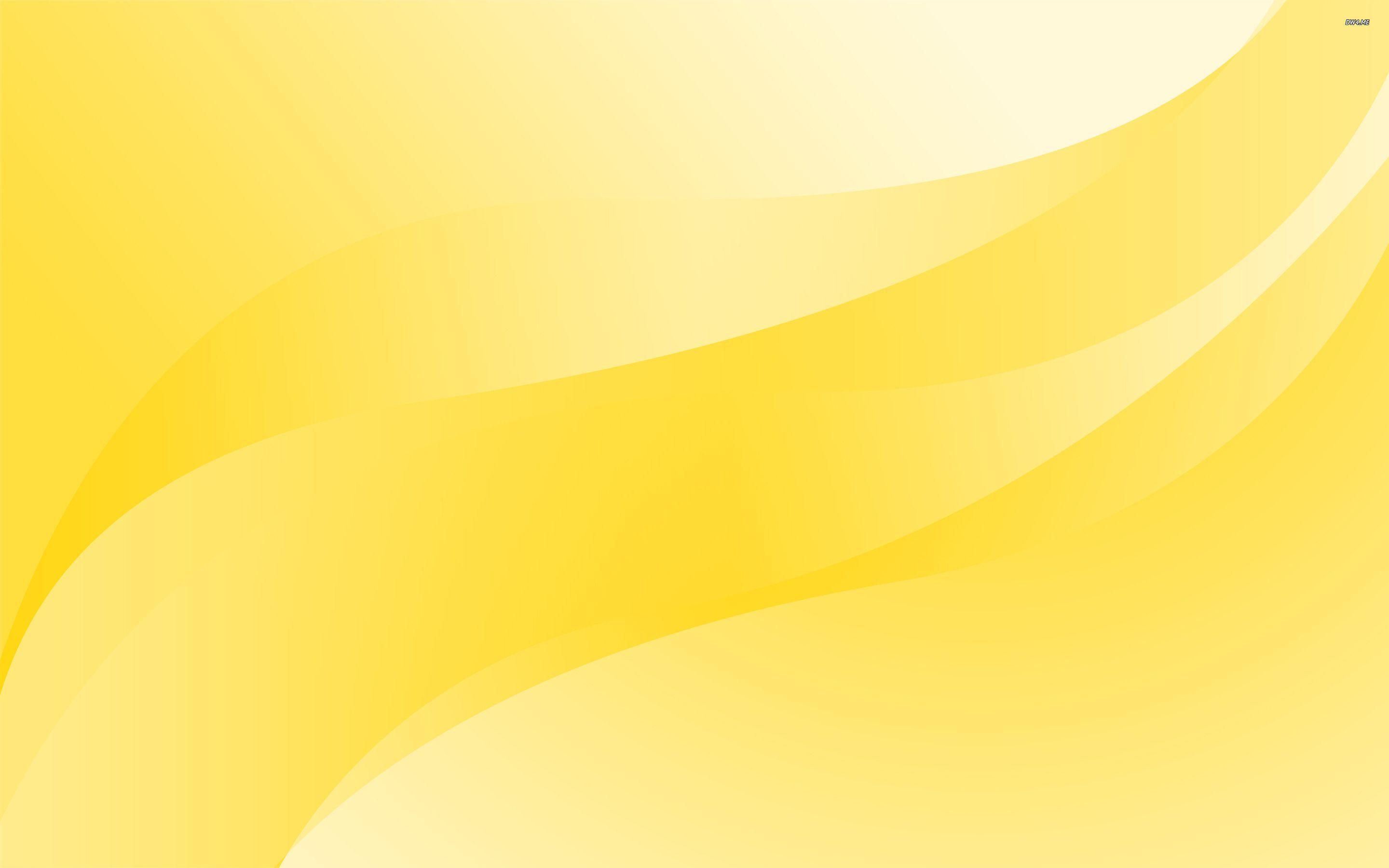 Yellow Abstract Wave Wallpaper 28585