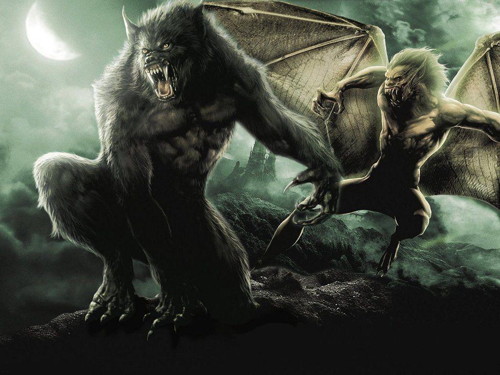 Edward Cullen and Jacob vs Van Helsing Dracula and Werewolf van