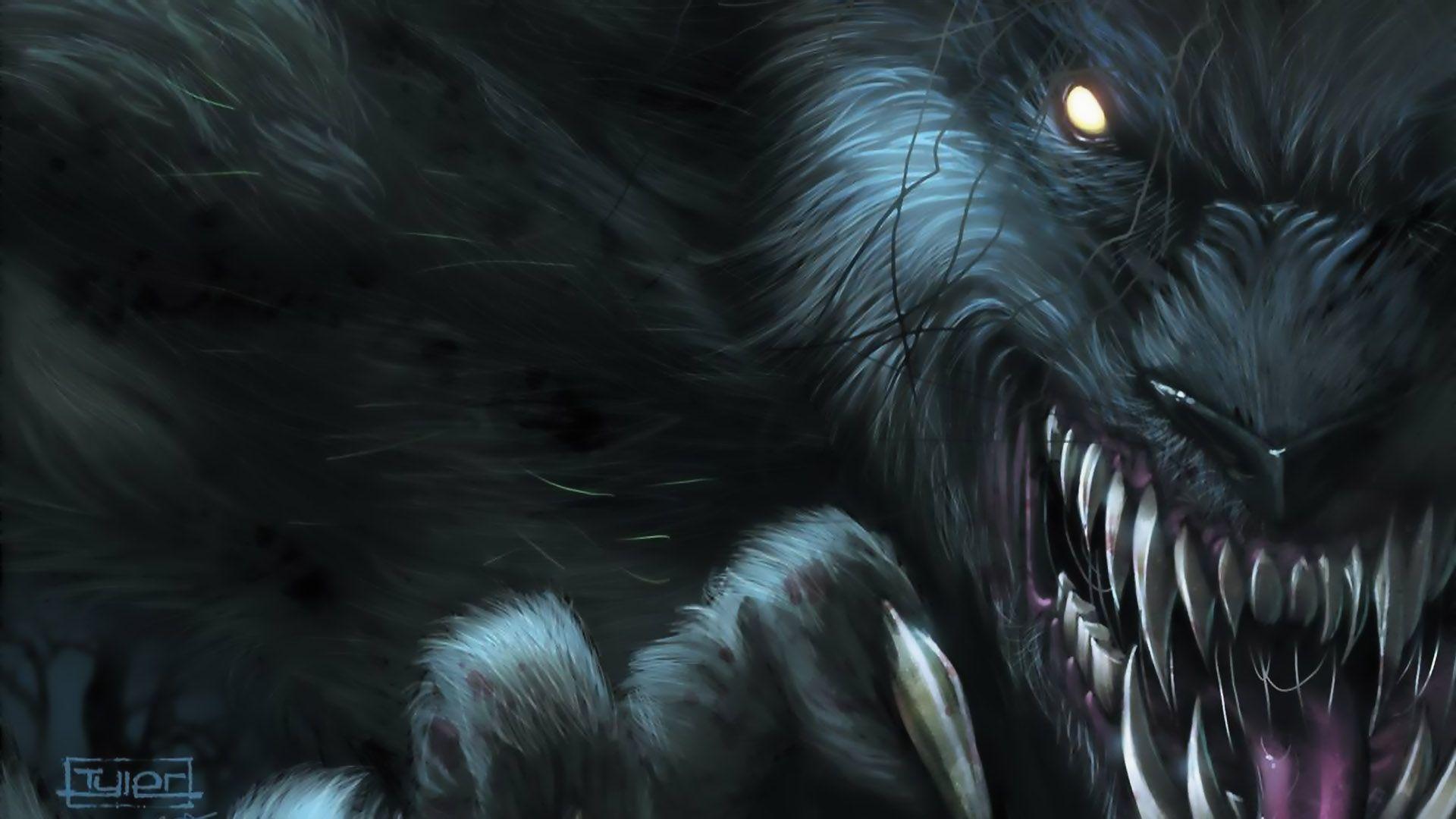 a bit creepy. but kind of cool. Werewolf