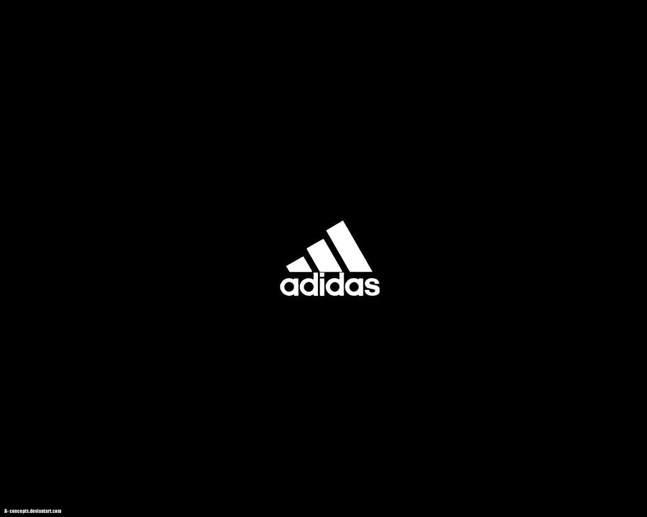 adidas with black background