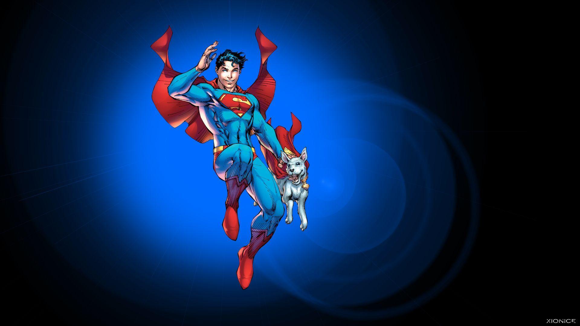 Superboy and Krypto by Jim Lee by Xionice. COMIC