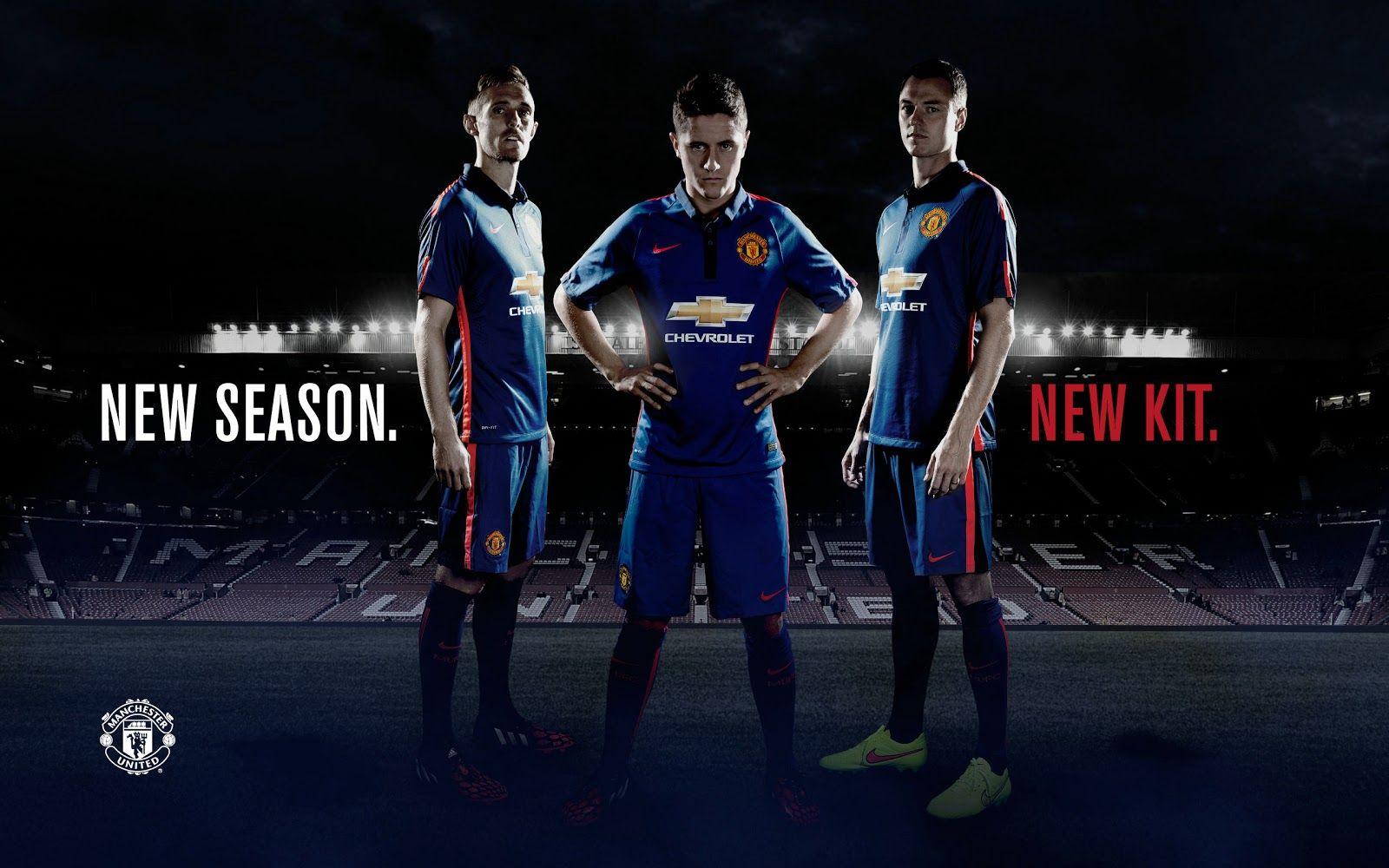 Manchester United 14 15 Home, Away And Third Kits