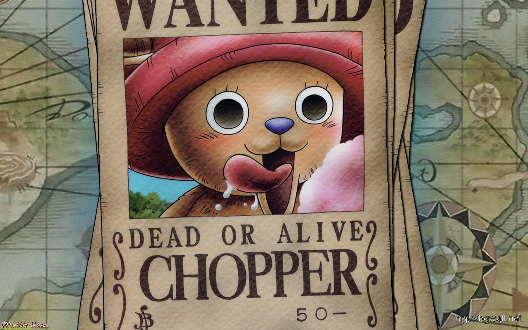 Chopper Wanted One Piece Wallpaper Anime HD