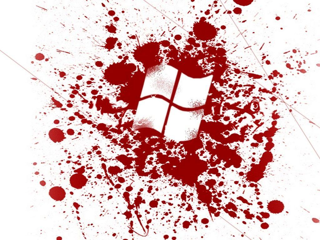 windows desktop blood folder iconset