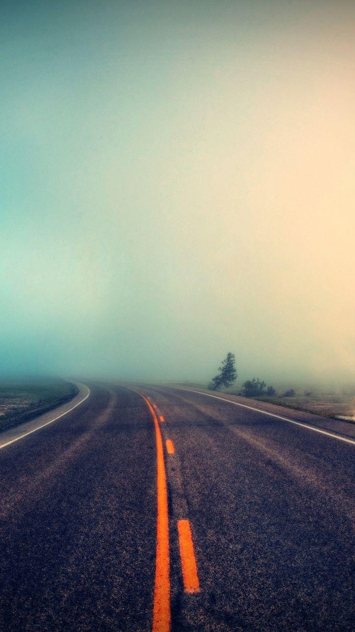 Foggy Road Galaxy S3 Wallpaper (720x1280)
