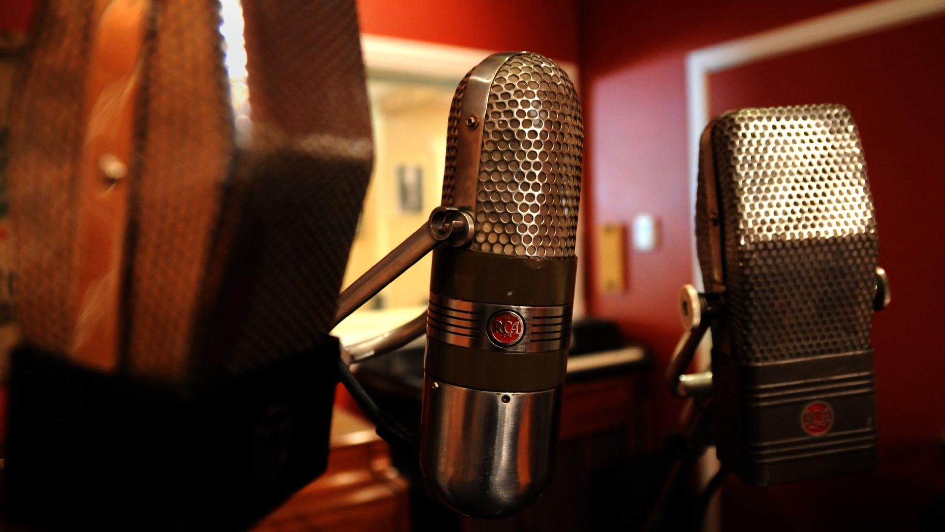 Microphone collection Recorders Studio Crystall Recorders