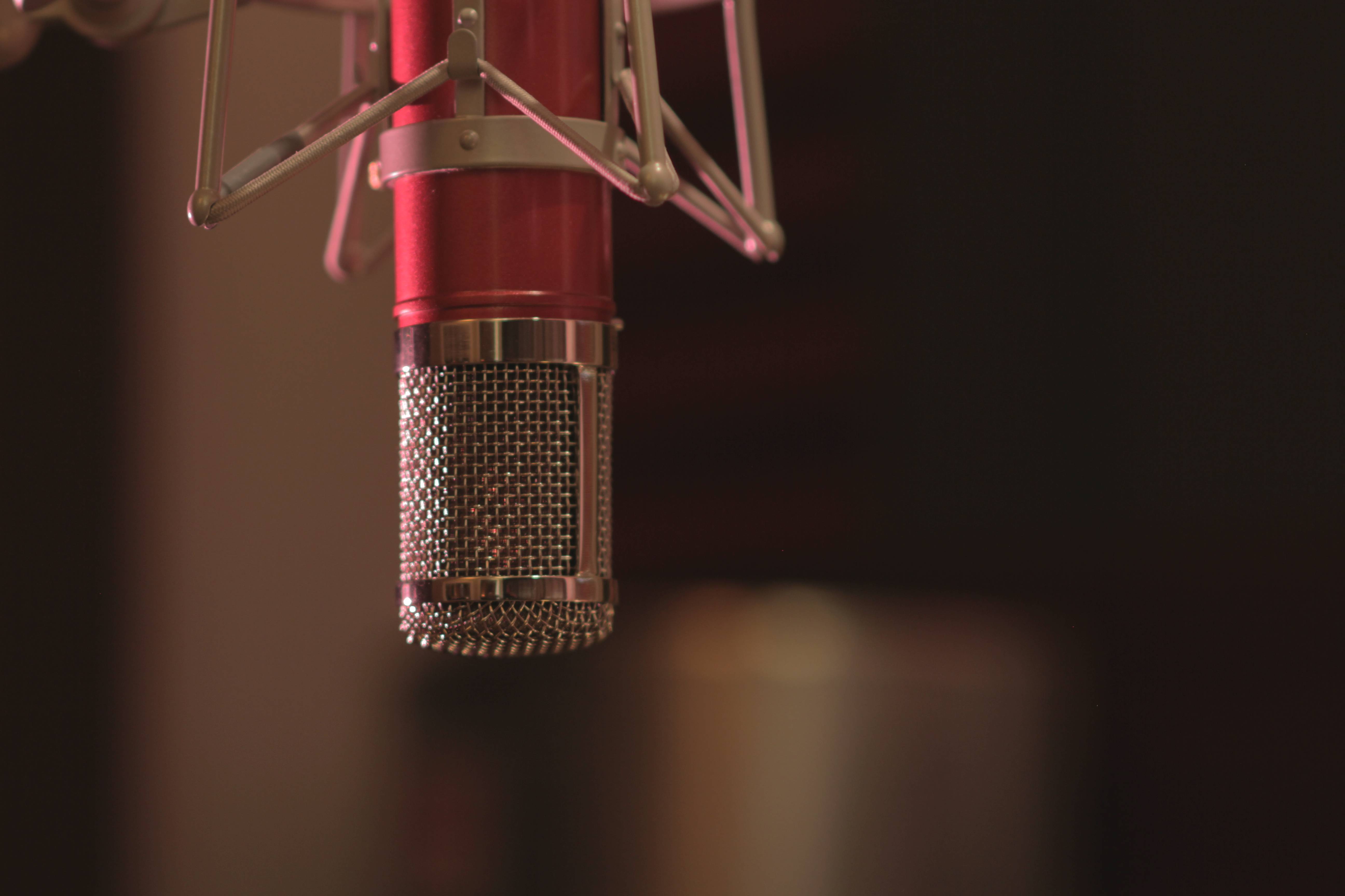 Recording Studio Microphone Wallpaper image